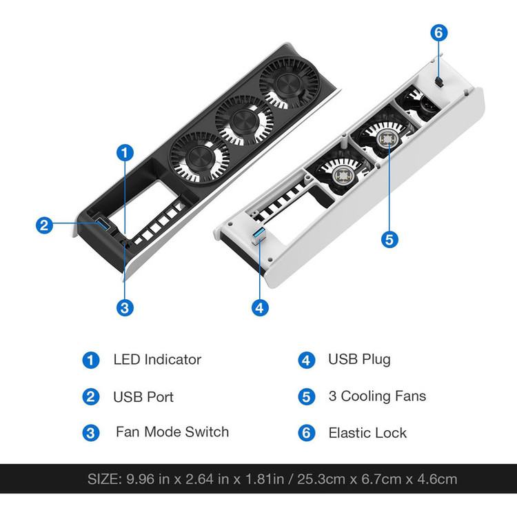 خنک کننده پلی استیشن 5 مدل IINE L960